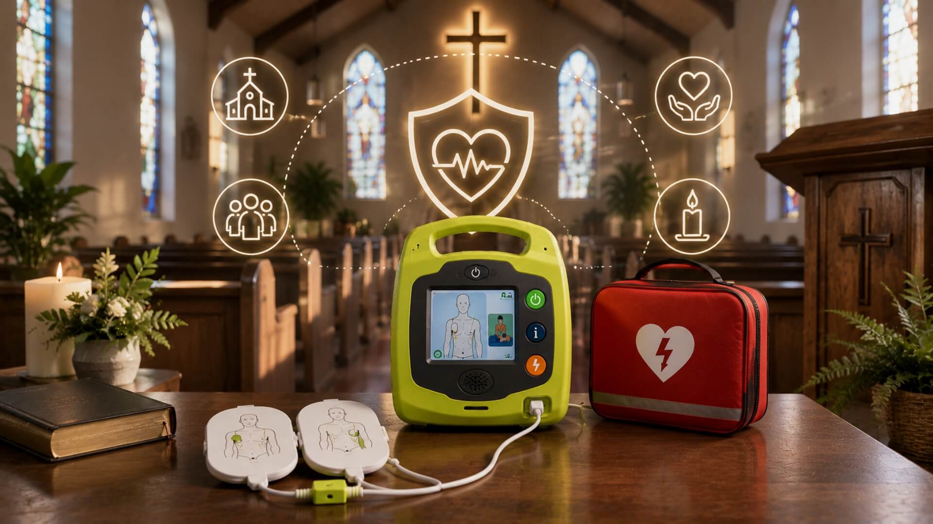Best AED for Churches & Houses of Worship in 2026 — older congregants, fewer staff | AED Best Brands