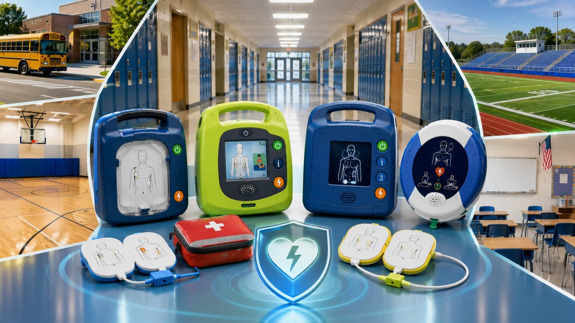 Best AED for Schools (K-12) in 2026 — 23 states mandate them, here's what to buy | AED Best Brands