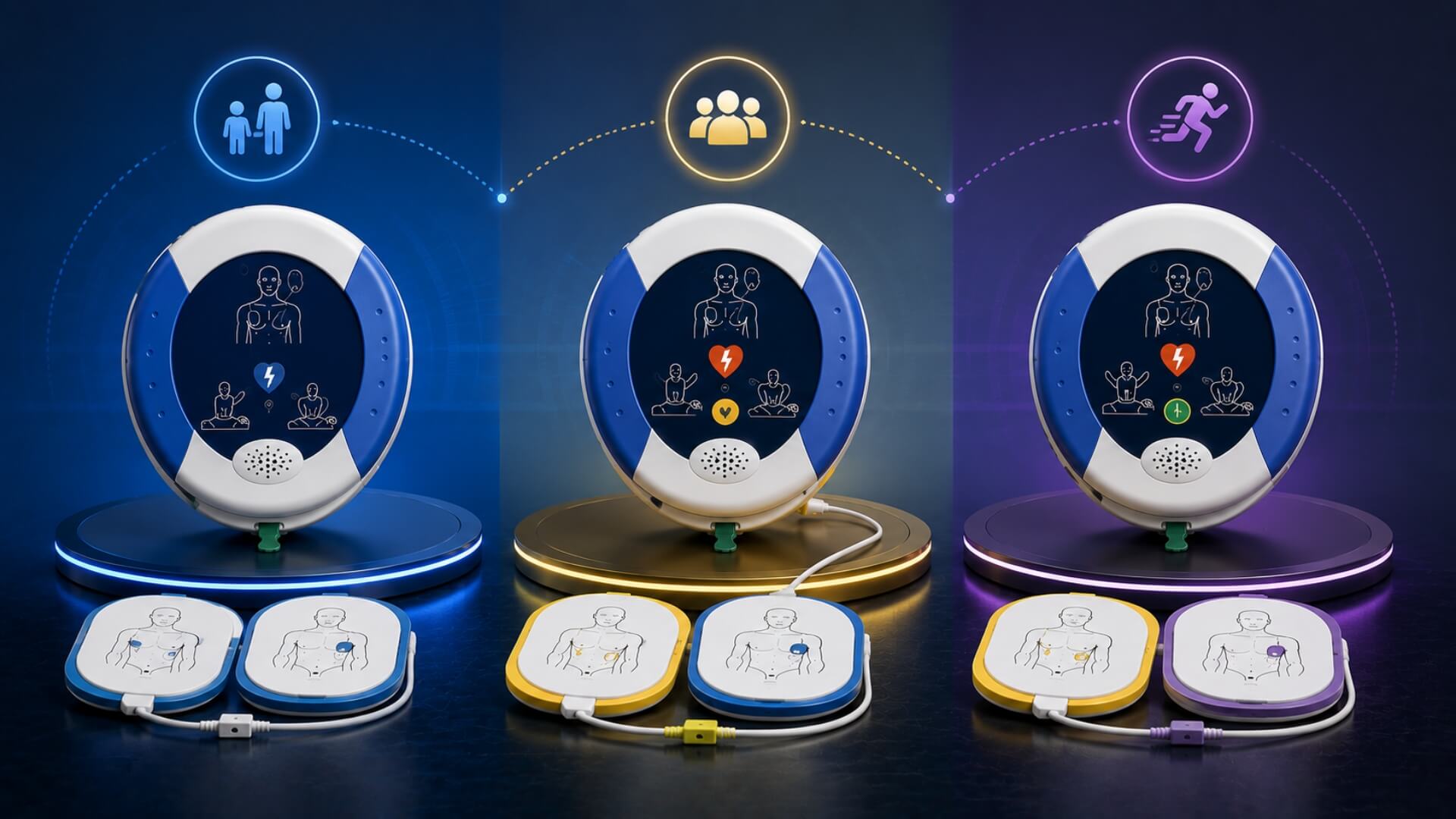 HeartSine 350P vs 360P vs 450P — the three-way Pad-Pak lineup | AED Best Brands