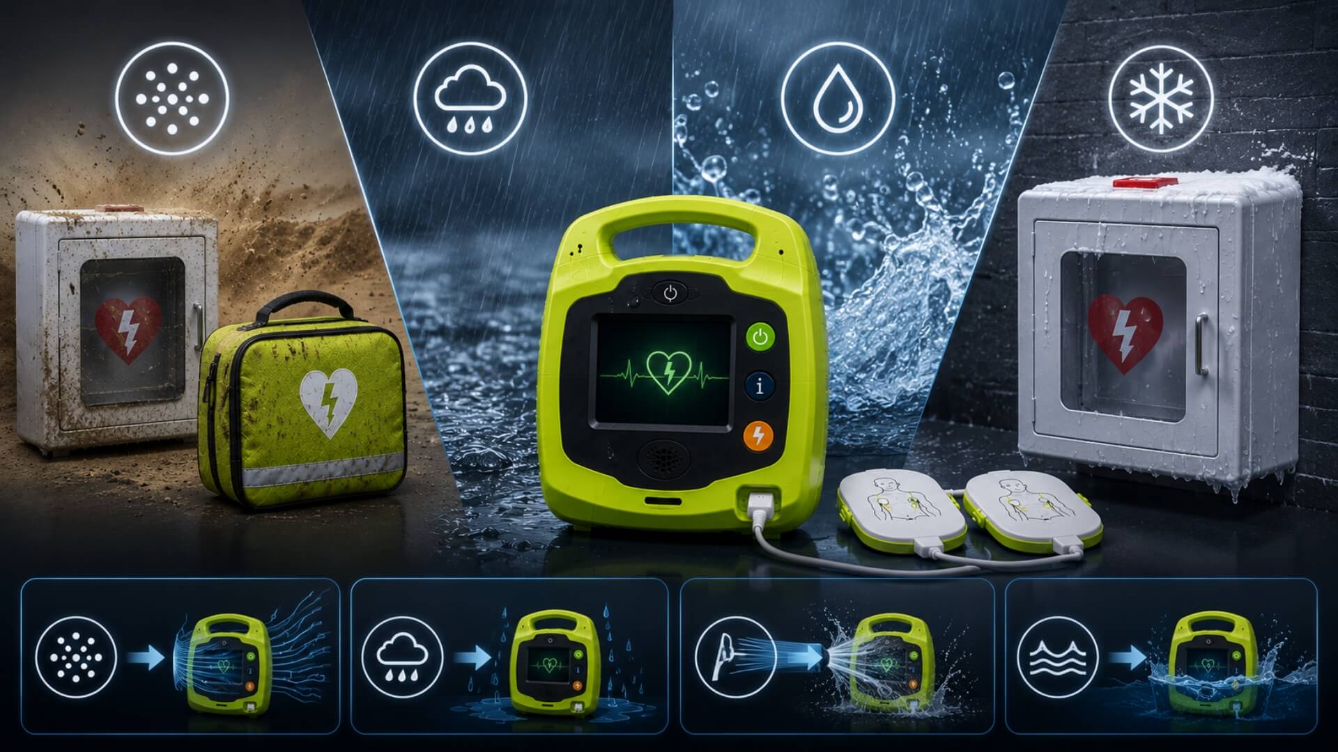 AED IP Ratings Decoded — IP55, IP56, IPX4 and what they actually mean | AED Best Brands