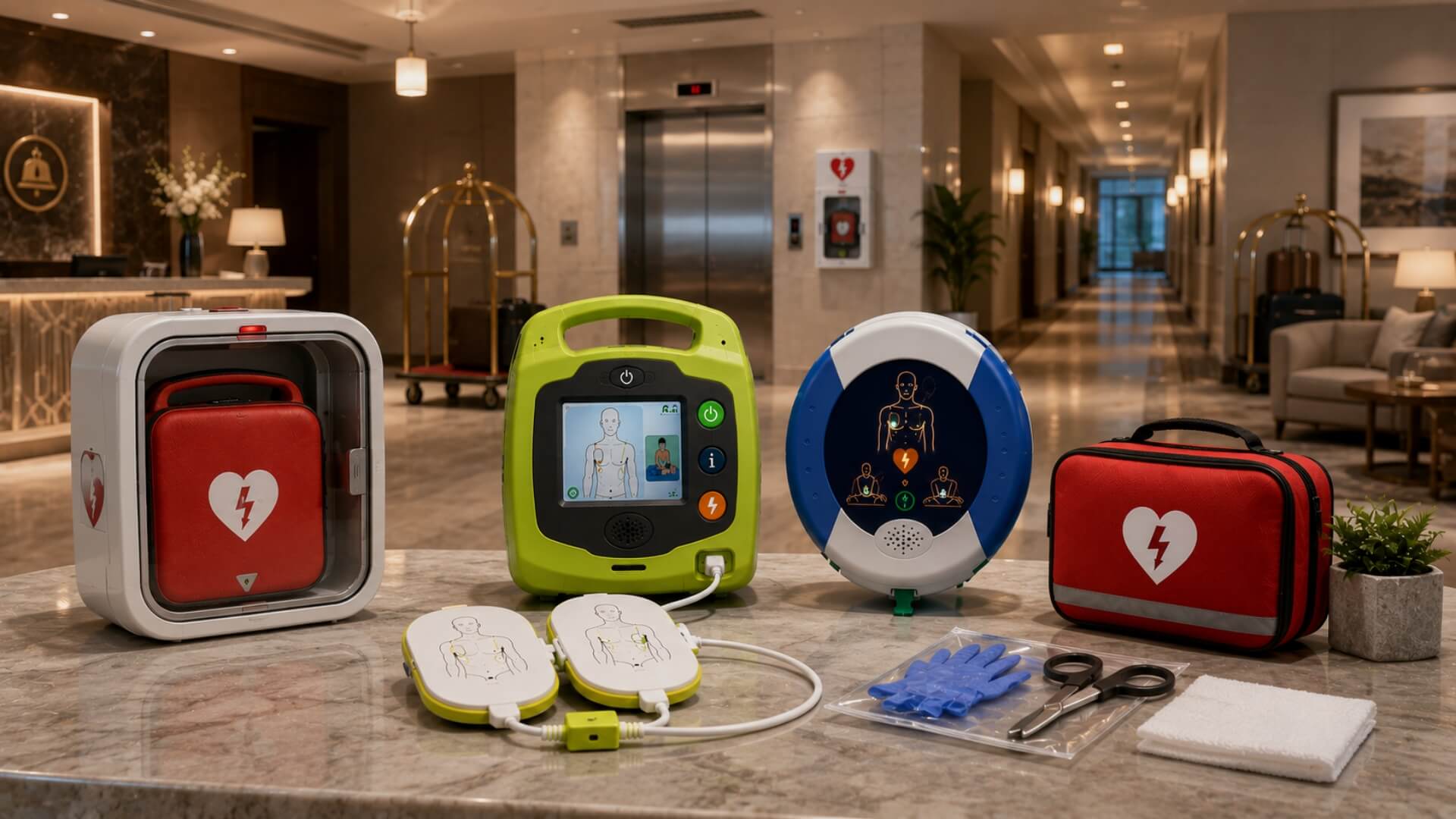 Best AED for Hotels & Hospitality in 2026 — multi-floor coverage, high staff turnover | AED Best Brands