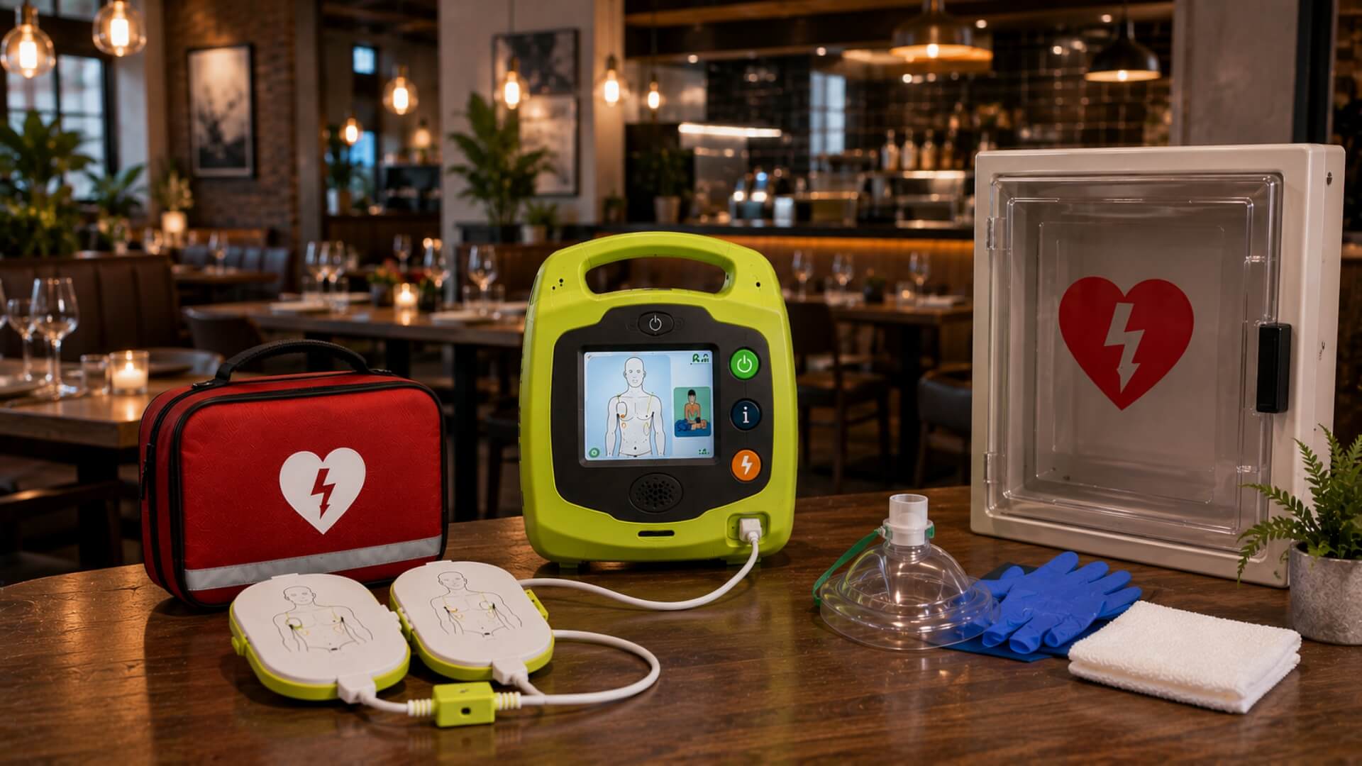 Best AED for Restaurants in 2026 — public-access compliance for venues serving 50+ guests | AED Best Brands