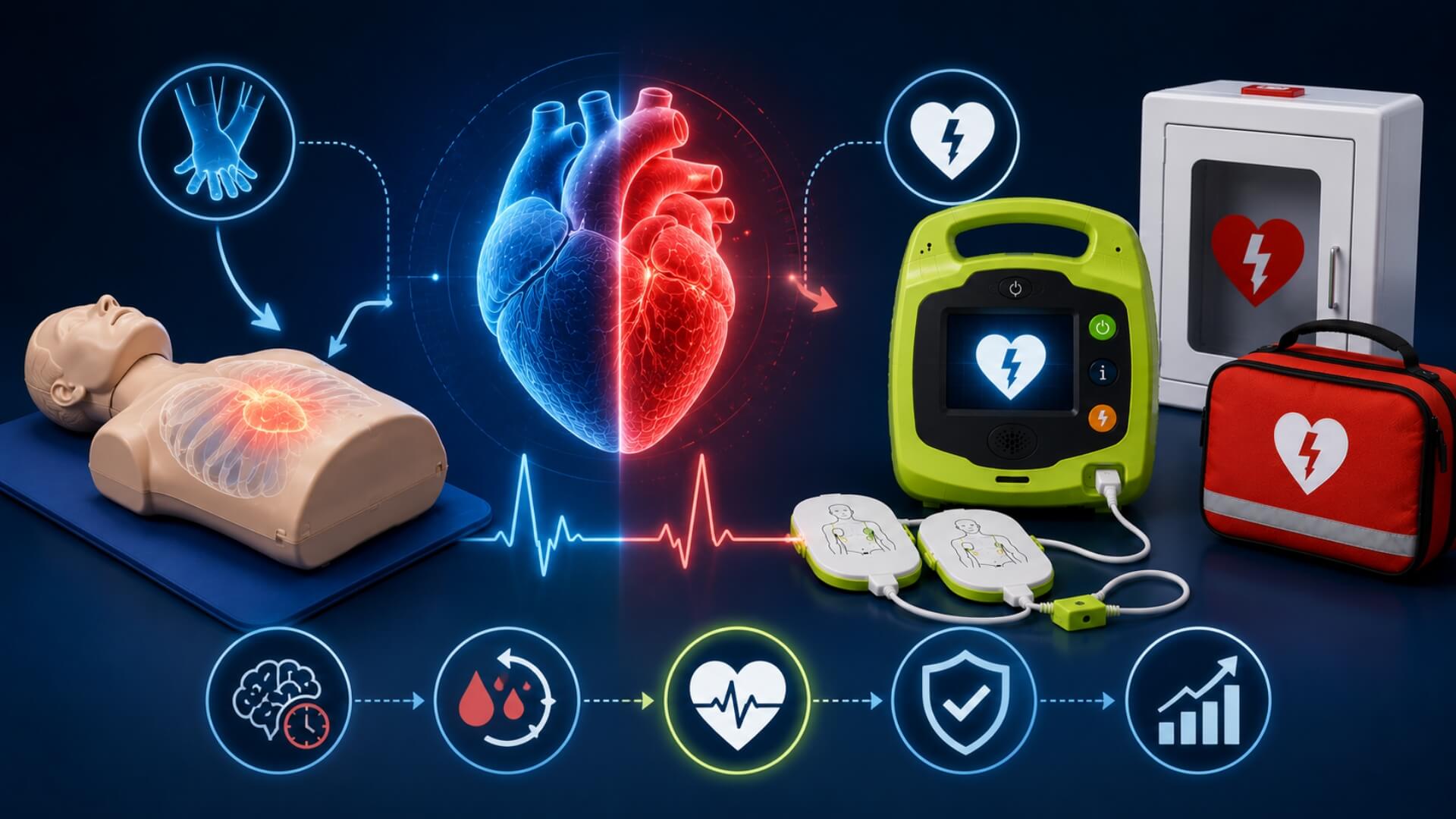 CPR + AED Together — why both matter for survival | AED Best Brands