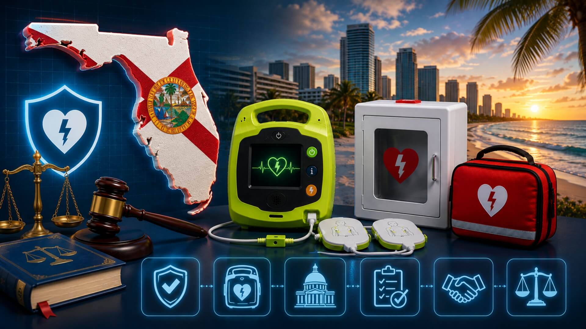 Florida AED laws — 2026 compliance guide | AED Best Brands