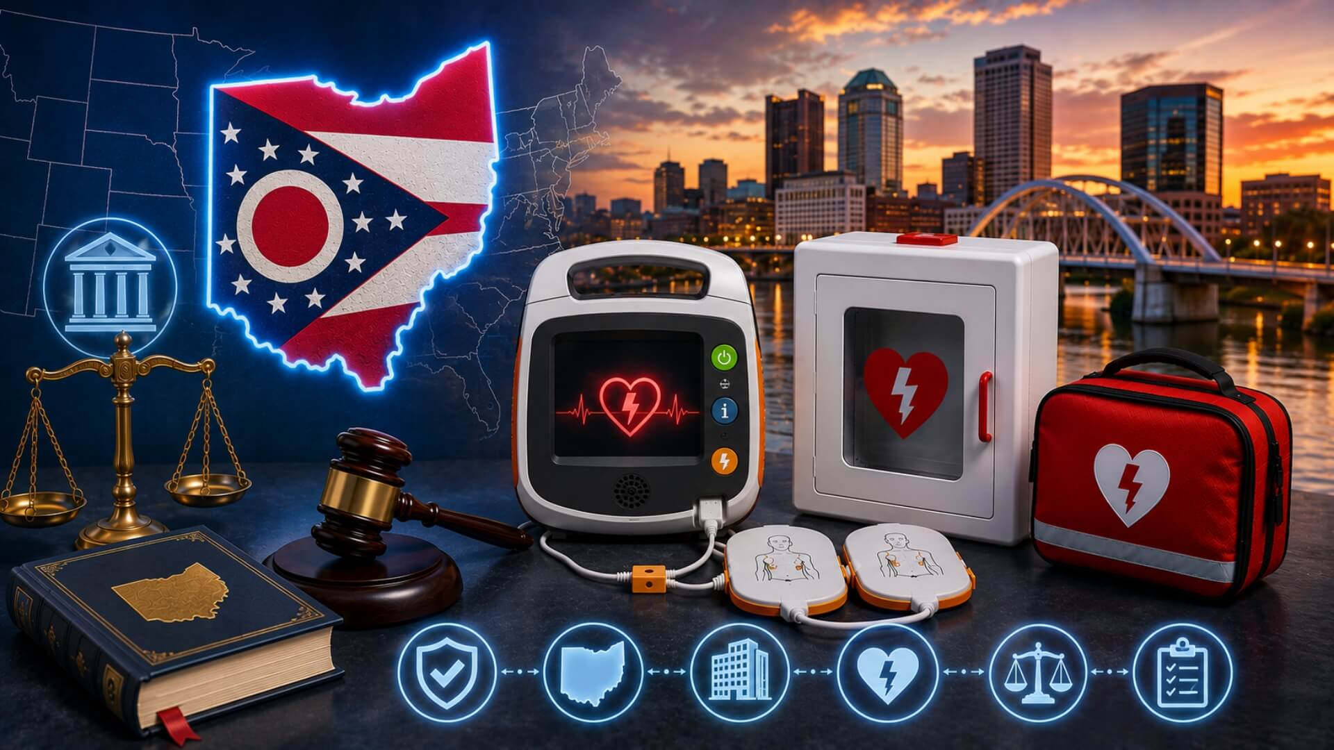Ohio AED laws — 2026 compliance guide | AED Best Brands